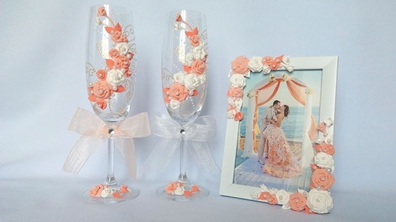 При заказе свадебного набора фоторамочка в цвете Вашей свадьбы в подарок!